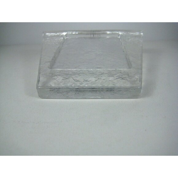 Studio Nova Crystal Photo Frame 4x6 Inch Textured Glass Japan Vintage MCM - Picture 11 of 11